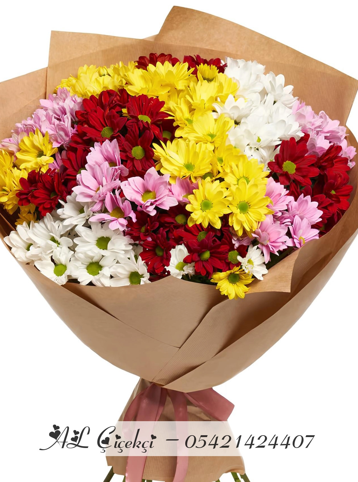 Renkli Kasımpatı Buketi