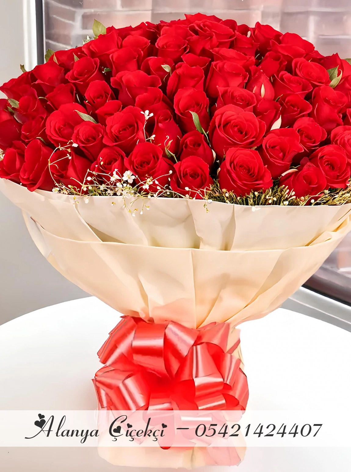 70 Tane Gül Buketi