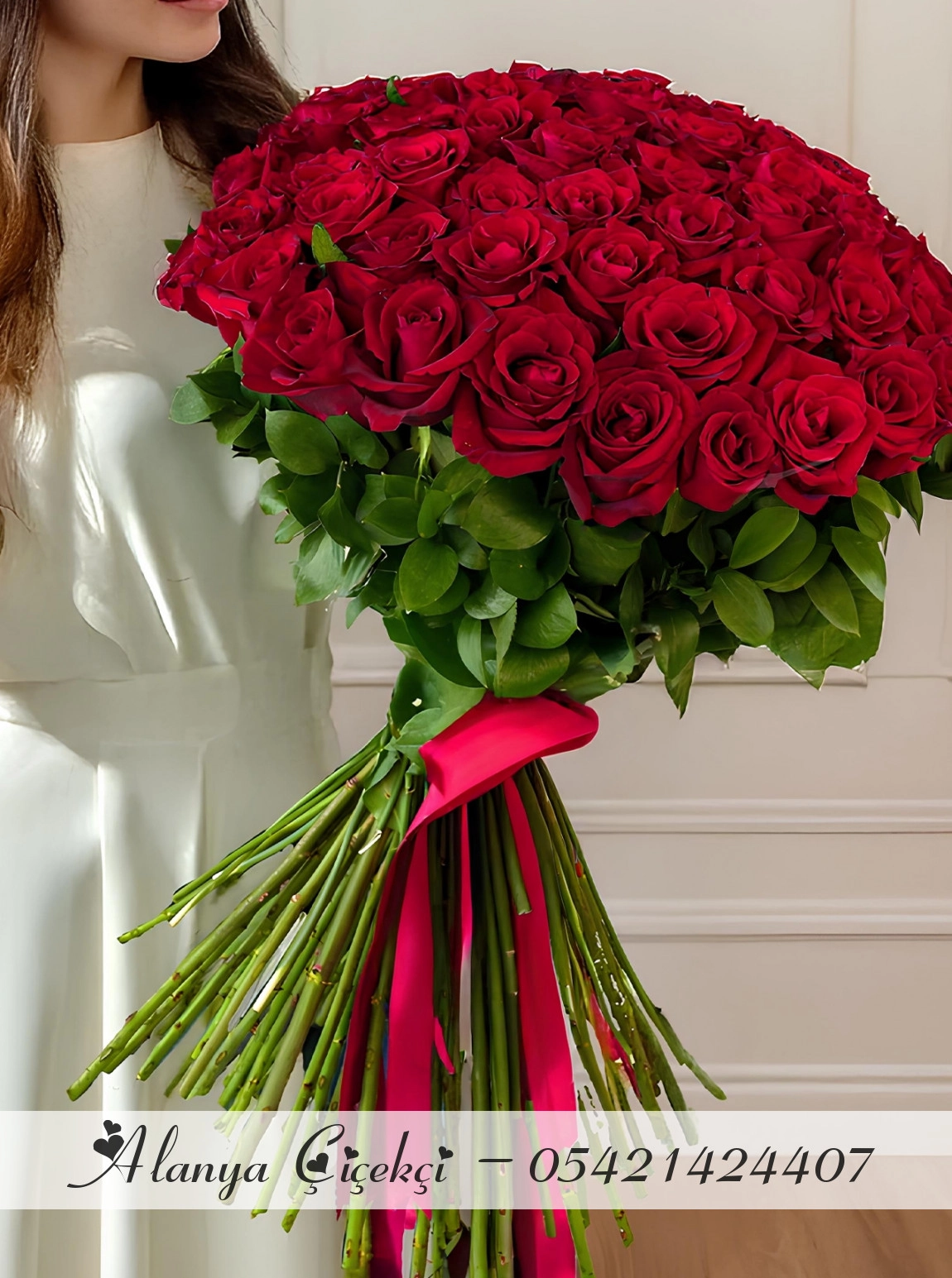 50 Red Roses Bouquet