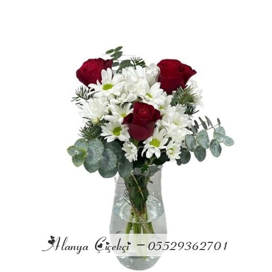 Love and Purity Vase Arrangement