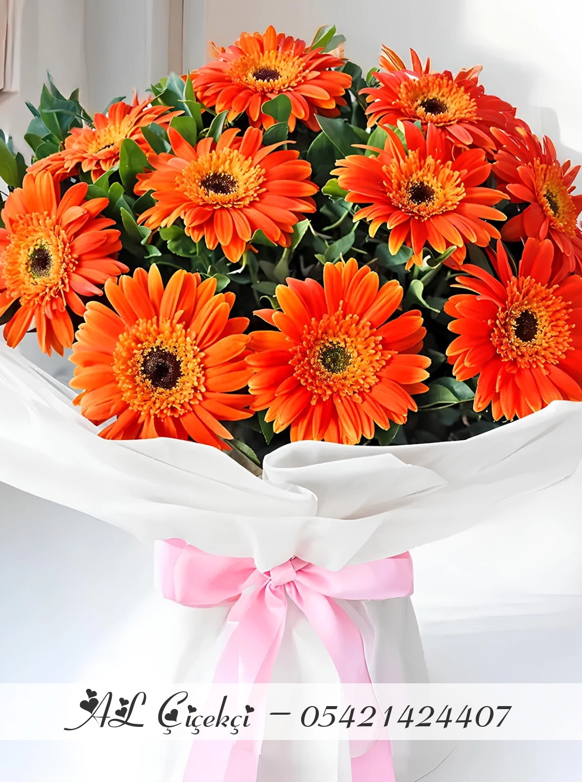 Lumi Orange Gerbera