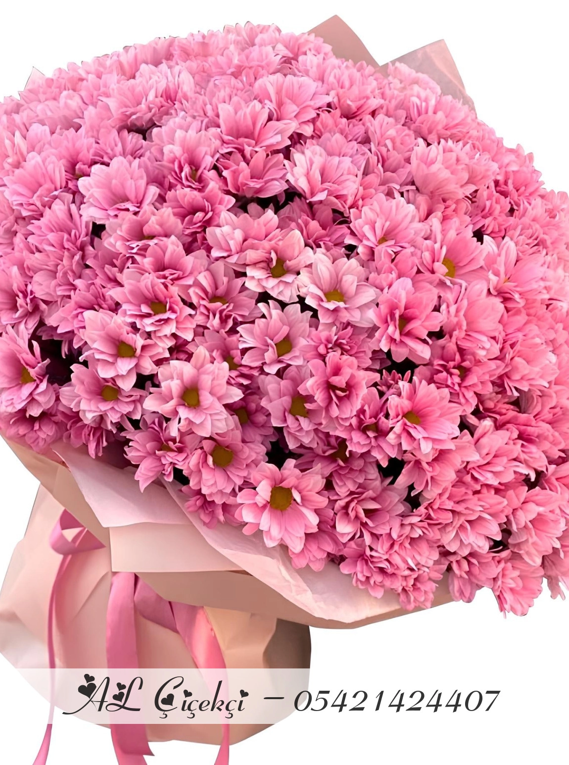 Pink Chrysanthemum Bouquet