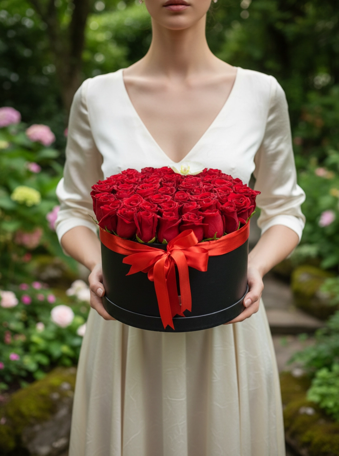 Ruby Velvet Rose Box