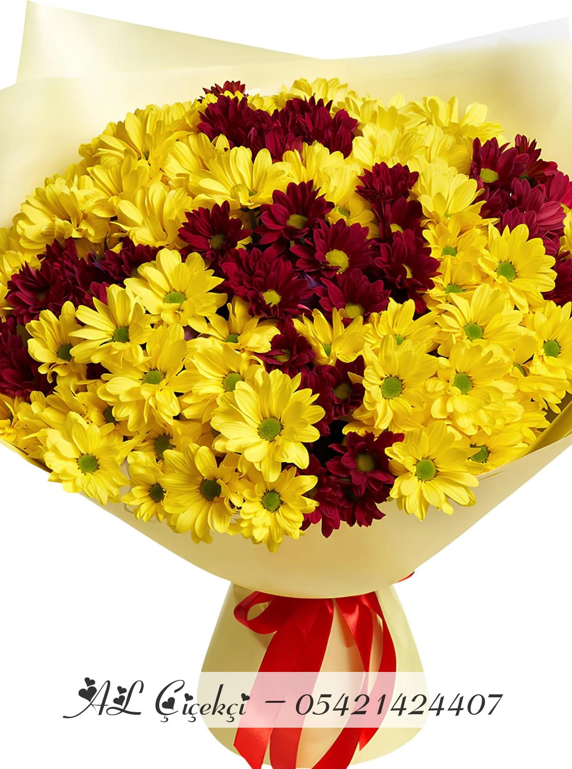 Sarı Ve Kırmızı Buket
