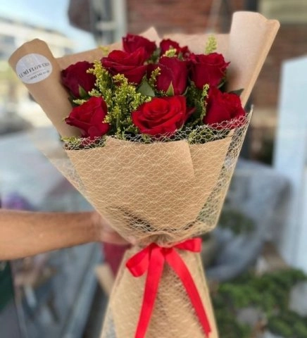 11 Kırmızı Gül Buketi