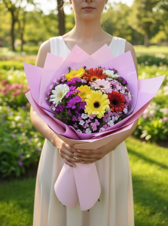 Gerbera Mevsim Buketi