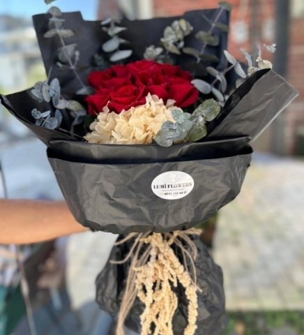 Kuru Çiçek Tasarım Gül