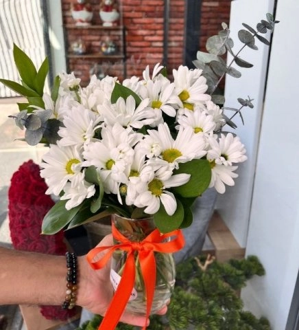 Lumi Daisy Glass Vase
