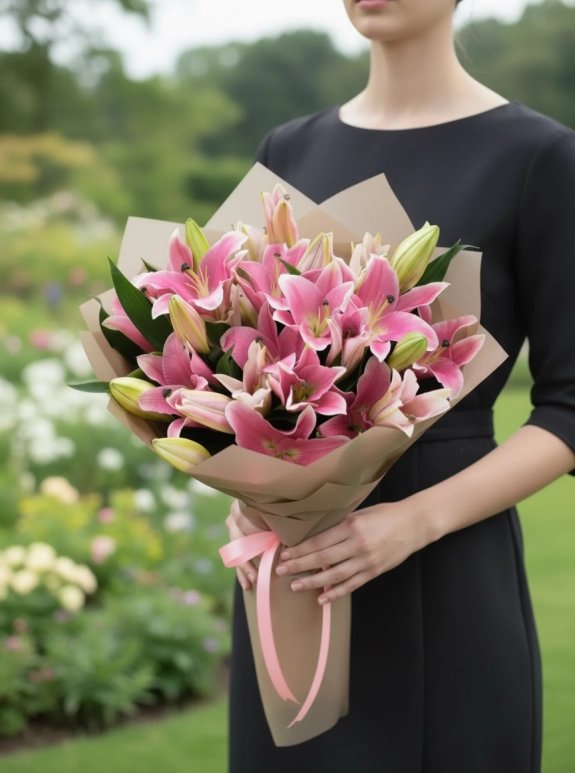 Lumi Pink Elegance Lilies