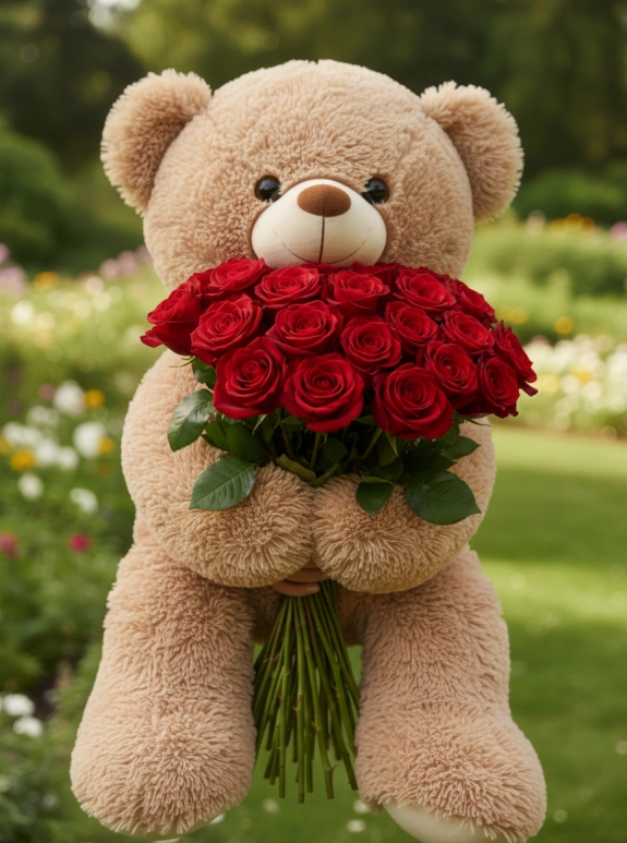 Lumi Teddy Love Roses