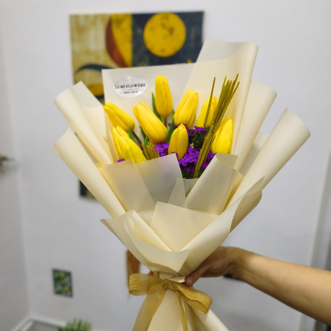 Sarı Lale Buketi